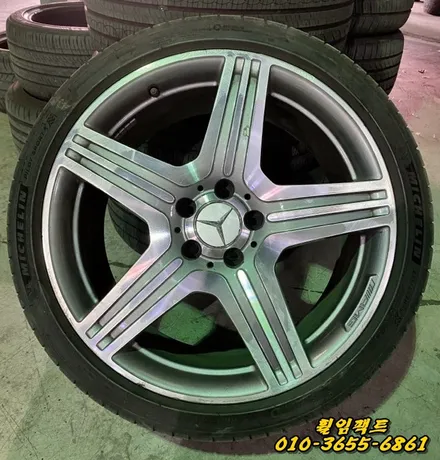 〔부산휠복원〕〔벤츠휠복원〕〔벤츠휠굴절수리〕휠임팩트/벤츠CLS63AMG 휠수리/굴절수리/도장작업 / 부산 사상구 감전동
