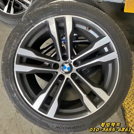 (부산휠수리/부산휠복원/휠임팩트)BMW X6 50d 20인치 컷팅휠복원,휠도장작업 / 부산 사상구 감전동