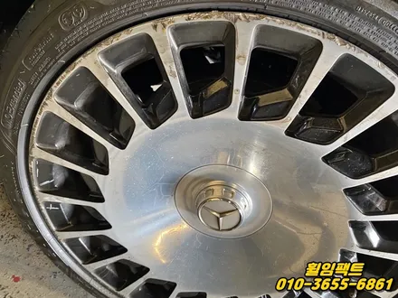 〔벤츠 마흐바흐 s650〕휠긁힘,휠패임,휠찍힘,휠기스,휠주차상처,휠찌그러짐,굴절수리,다이아몬드컷팅,휠복원,휠분체도장\