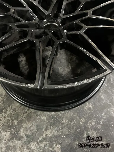 [부산휠수리] [부산휠복원][부산휠도색][부산다이아몬드컷팅] [휠임팩트] [BMW x3 M 21인치 휠복원] / 부산 사상구 감전동