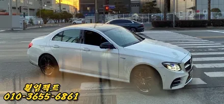 (부산휠수리/휠복원전문/휠임팩트)벤츠e300 AMG휠복원,도장,허브스페이서 장착,캘리퍼도장 작업 / 부산 사상구 감전동