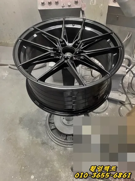 (부산휠수리)(부산휠복원)(부산휠도장/도색전문) 부산휠임팩트 베르티니 RF1.8 휜휠복원/깨진휠복원&도장작업 / 부산 사상구 감전동