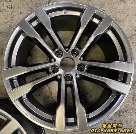 (부산휠수리/부산휠복원/휠임팩트)BMW X6 50d 20인치 컷팅휠복원,휠도장작업 / 부산 사상구 감전동
