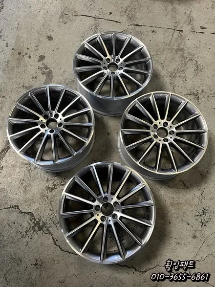 [[부산휠수리]] [[부산휠복원]] [[부산휠도색]] <휠임팩트> 벤츠 E300 마차휠 20인치 굴절수리, 크랙수리, 휠복원 / 부산 사상구 감전동