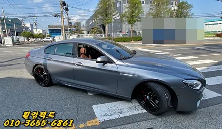(부산휠수리/부산휠복원/휠임팩트) BMW 640d 휠찍힘/휠도장벗겨짐/휠긁힘/휠복원/휠분체도장/캘리퍼도장 / 부산 사상구 감전동
