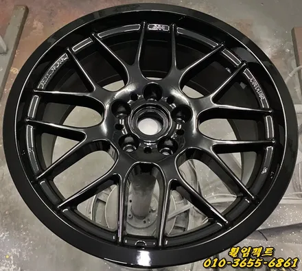 (부산휠수리/부산휠복원/휠임팩트) BBS RX 18인치 휠/굴절/도장벗겨짐/긁힘/찍힘/휠복원/휠도장작업 / 부산 사상구 감전동