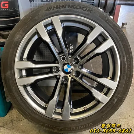 (부산휠수리/부산휠복원/휠임팩트)BMW X6 50d 20인치 컷팅휠복원,휠도장작업 / 부산 사상구 감전동