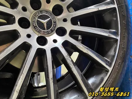 (부산휠수리/휠임팩트) 벤츠 GLS 300/AMG19인치휠/휠패임/휠긁힘/휠용접복원/다이아몬드컷팅 / 부산 사상구 감전동