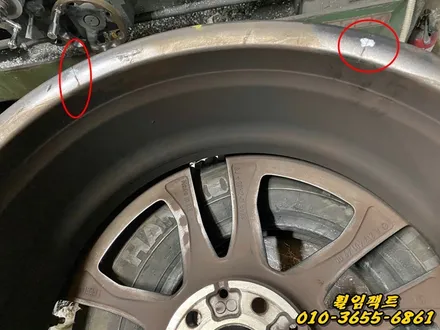 〔벤츠E53 AMG 20인치휠〕크랙(휠깨짐)수리,크랙용접,굴절(휠찌그러짐)수리,작업영상,\