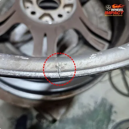 부산 휠수리 BMW M5 st 19인치 크랙 및 굴절 복구 사례 / 부산 사상구 감전동