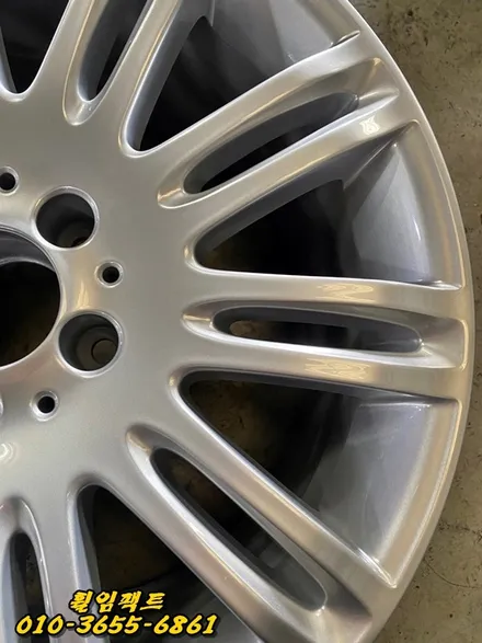 〔벤츠E350/18인치 순정휠〕벤츠e클래스 휠긁힘,주차상처,휠보레(wheelboer)장착,휠보레파손,  휠복원,휠용접,휠도색,분체도장 / 부산 사상구 감전동