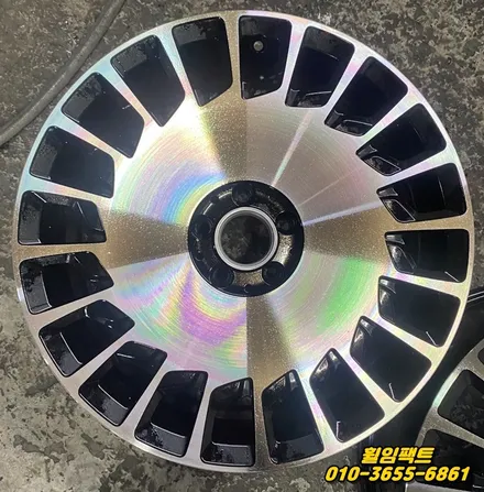 〔벤츠 마흐바흐 s650〕휠긁힘,휠패임,휠찍힘,휠기스,휠주차상처,휠찌그러짐,굴절수리,다이아몬드컷팅,휠복원,휠분체도장\