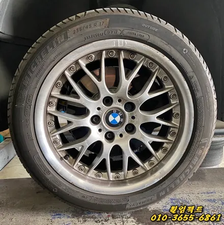 (부산휠수리/휠복원전문/휠임팩트) BMW530i BBS RS740(style42)17인치BMW순정휠 / 부산 사상구 감전동