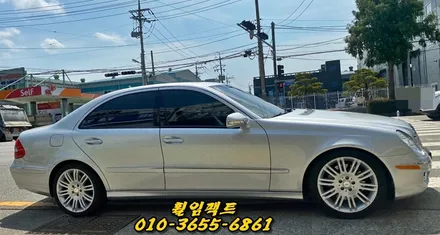 〔벤츠E350/18인치 순정휠〕벤츠e클래스 휠긁힘,주차상처,휠보레(wheelboer)장착,휠보레파손,  휠복원,휠용접,휠도색,분체도장 / 부산 사상구 감전동