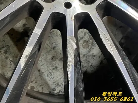 (부산휠수리/휠임팩트) 벤츠 GLS 300/AMG19인치휠/휠패임/휠긁힘/휠용접복원/다이아몬드컷팅 / 부산 사상구 감전동