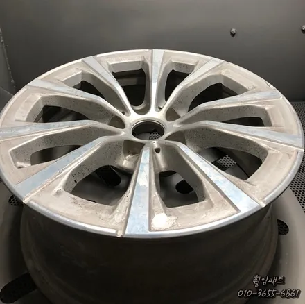 [부산휠수리] [부산휠도색] [부산휠복원] <휠임팩트> BMW 320d 17인치 휠복원,휠수리,휠도색,다이아몬드컷팅 / 부산 사상구 감전동