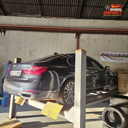 김해 휠굴절 수리 BMW 7시리즈 작업과정 소개 / 부산 사상구 감전동
