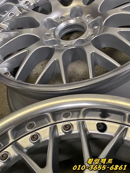 (부산휠수리/부산휠복원/휠임팩트) BMW BBS RS740 단조휠/투피스휠/림복원/림폴리싱/스포크도장/휠복원/휠도장/작업영상 / 부산 사상구 감전동