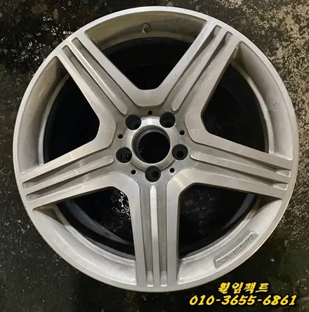 〔부산휠복원〕〔벤츠휠복원〕〔벤츠휠굴절수리〕휠임팩트/벤츠CLS63AMG 휠수리/굴절수리/도장작업 / 부산 사상구 감전동