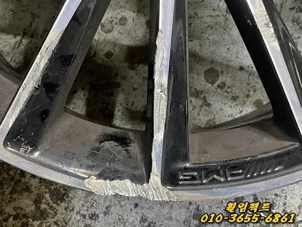(부산휠수리/휠임팩트) 벤츠 GLS 300/AMG19인치휠/휠패임/휠긁힘/휠용접복원/다이아몬드컷팅 / 부산 사상구 감전동