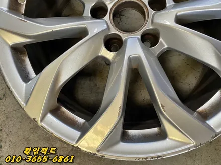 부산휠수리/휠임팩트:) 아우디 A6 35 TDI 주차상처/휠긁힘/휠기스/휠복원/휠도장,휠도색작업 / 부산 사상구 감전동