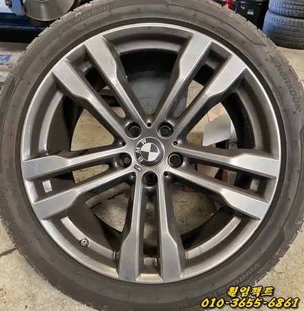 BMW X6 스포크긁힘,휠기스,합리적인비용,자동차휠긁힘복원,휠수리,휠복원,휠도색,휠임팩트,휠분체도장영상 / 부산 사상구 감전동