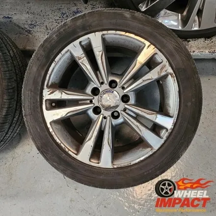 부산 휠수리 메르세데스 벤츠E클래스 용접 후 복구 다이아컷팅까지 / 부산 사상구 감전동
