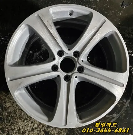 (부산휠수리)(부산휠복원)(부산휠도장/도색전문)휠임팩트 벤츠e클래스/벤츠e300 휠복원&도장작업 / 부산 사상구 감전동