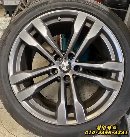 BMW X6 스포크긁힘,휠기스,합리적인비용,자동차휠긁힘복원,휠수리,휠복원,휠도색,휠임팩트,휠분체도장영상 / 부산 사상구 감전동