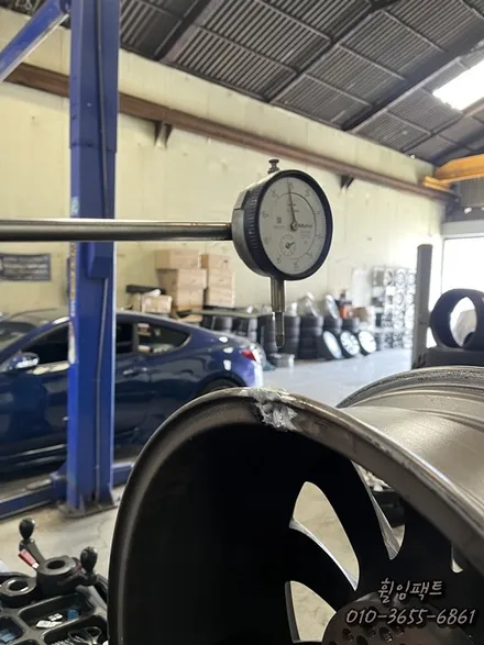 [부산휠수리] [부산휠복원] [부산휠도색] <휠임팩트> BMW 5시리즈 19인치 크랙, 굴절수리 / 부산 사상구 감전동