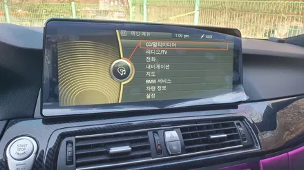 BMW 528i CIC 오디오 안드로이드 올인원 장착 / 의정부 장암동