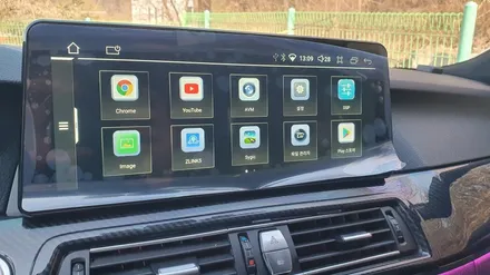 BMW 528i CIC 오디오 안드로이드 올인원 장착 / 의정부 장암동
