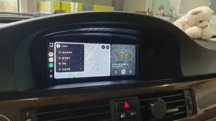 BMW 320d (E90) 안드로이드 올인원 장착- 안드로이드 오토 카플레이 올인원 내비게이션 T맵 카카오 네비 / 의정부 장암동