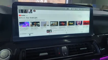 BMW 528i CIC 오디오 안드로이드 올인원 장착 / 의정부 장암동