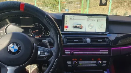 BMW 528i CIC 오디오 안드로이드 올인원 장착 / 의정부 장암동