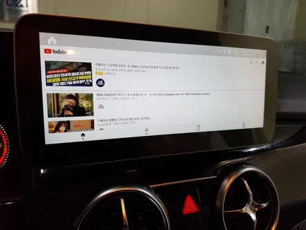 벤츠 GLK 220d 안드로이드 올인원 설치하는 방법 / 의정부 장암동