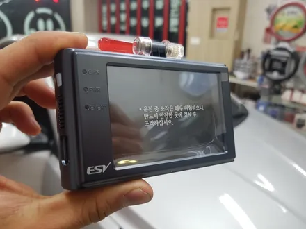 자동차 블랙박스- 현대 엑센트 ESV E-1 플러스 블랙박스 장착 / 의정부 장암동