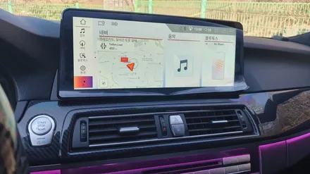 BMW 528i CIC 오디오 안드로이드 올인원 장착 / 의정부 장암동
