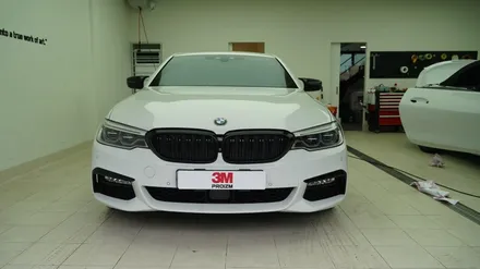 BMW 5시리즈 루프스킨 랩핑 시공 시 주의점 / 하남시 감북동