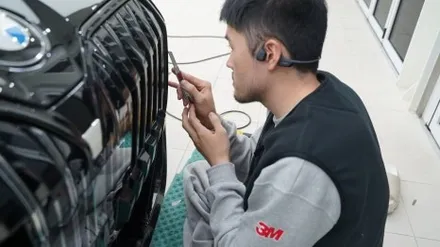 논현 랩핑 BMW 7시리즈 크롬죽이기 시공기 / 하남시 감북동