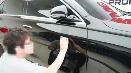 삼성 썬팅 신차패키지 벤츠 S클래스 레인보우 V90 / 하남시 감북동