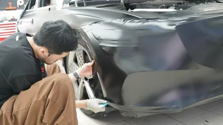 수서 우면 랩핑 업체 G80 3M 사틴블랙 검정 색상 시공 / 하남시 감북동