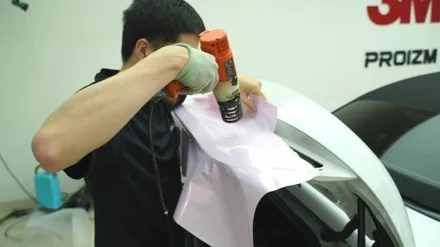 세곡 랩핑 BMW 4시리즈 쉬프트 펄 핑크 꾸안꾸 튜닝 / 하남시 감북동