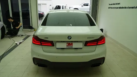 BMW 5시리즈 루프스킨 랩핑 시공 시 주의점 / 하남시 감북동