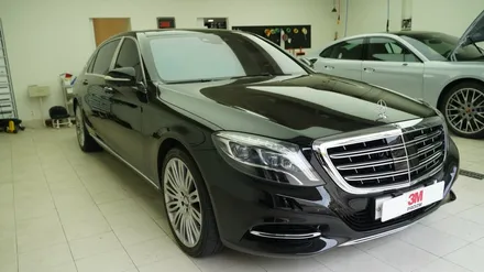 역삼 랩핑 벤츠 마이바흐 S580 3M 2080 하이글로스 화이트 알루미늄 전체시공 / 하남시 감북동
