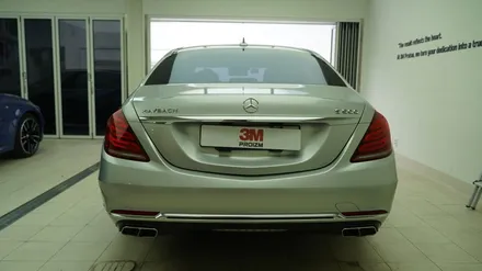 역삼 랩핑 벤츠 마이바흐 S580 3M 2080 하이글로스 화이트 알루미늄 전체시공 / 하남시 감북동