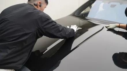 BMW 7시리즈 투톤 랩핑 듀얼 캐스트 3M 하이그로시 글로스 블랙 / 하남시 감북동