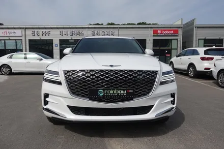 제네시스 GV80 신차 썬팅 레인보우 V90 유리막 코팅 악동모터스 / 순천, 여수, 광양