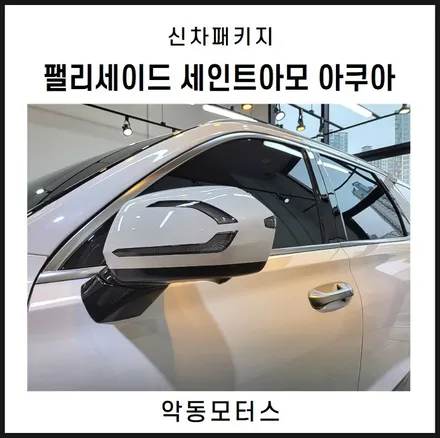 순천악동모터스  세인트아모 아쿠아 비반사필름 썬팅을 시작으로 신차패키지 진행한 팰리세이드 출고! / 순천, 여수, 광양