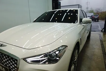 G70 에 어울리는 명품썬팅 글라스틴트 펜더 LX3000블박 장착 / 순천, 여수, 광양